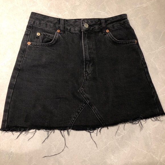 Topshop Dresses & Skirts - Topshop Black Denim Skirt